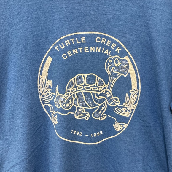 Turtle Creek Borough Pennsylvania Centennial Commemorative T-Shirt 1892 - 1992 - Picture 2 of 5